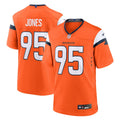 Sai'vion Jones Denver Broncos Game Jersey - Orange