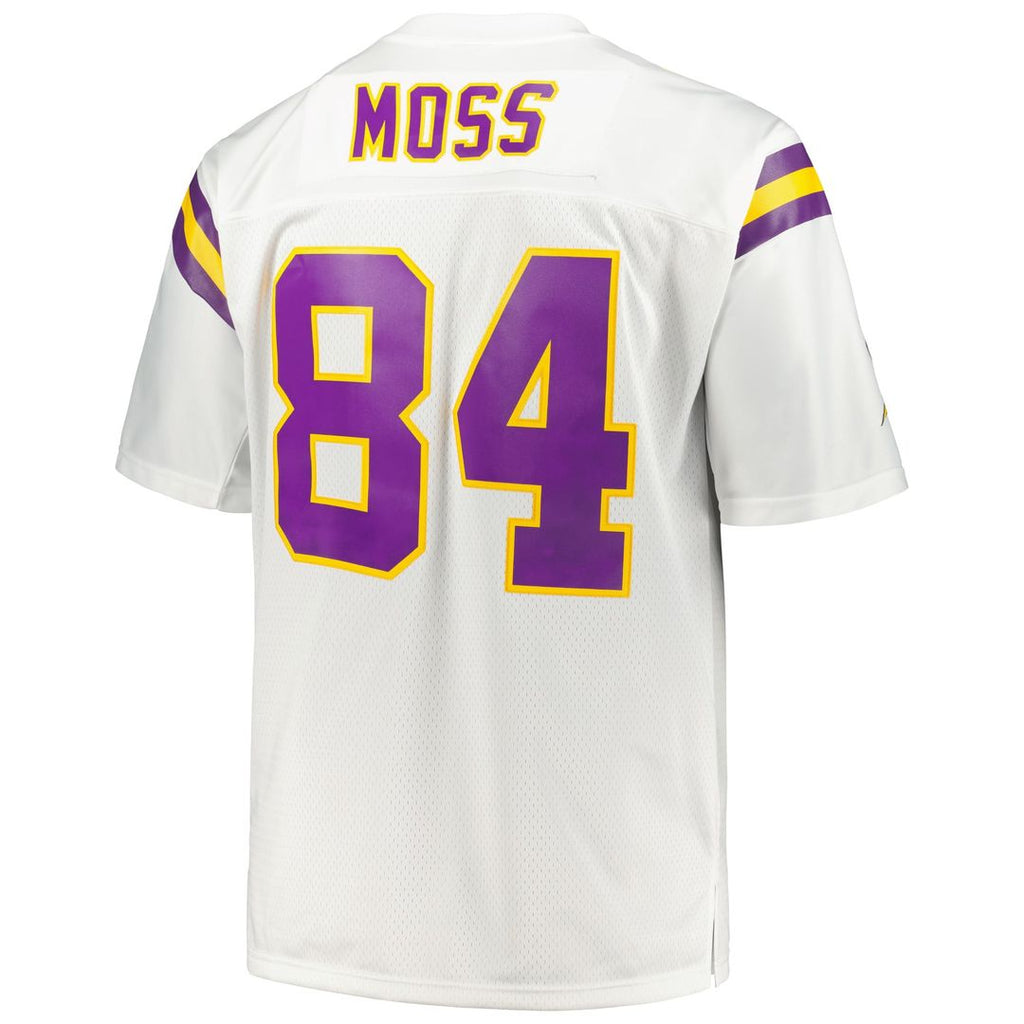 Randy Moss Minnesota Vikings Big & Tall 1998 Legacy Jersey - White