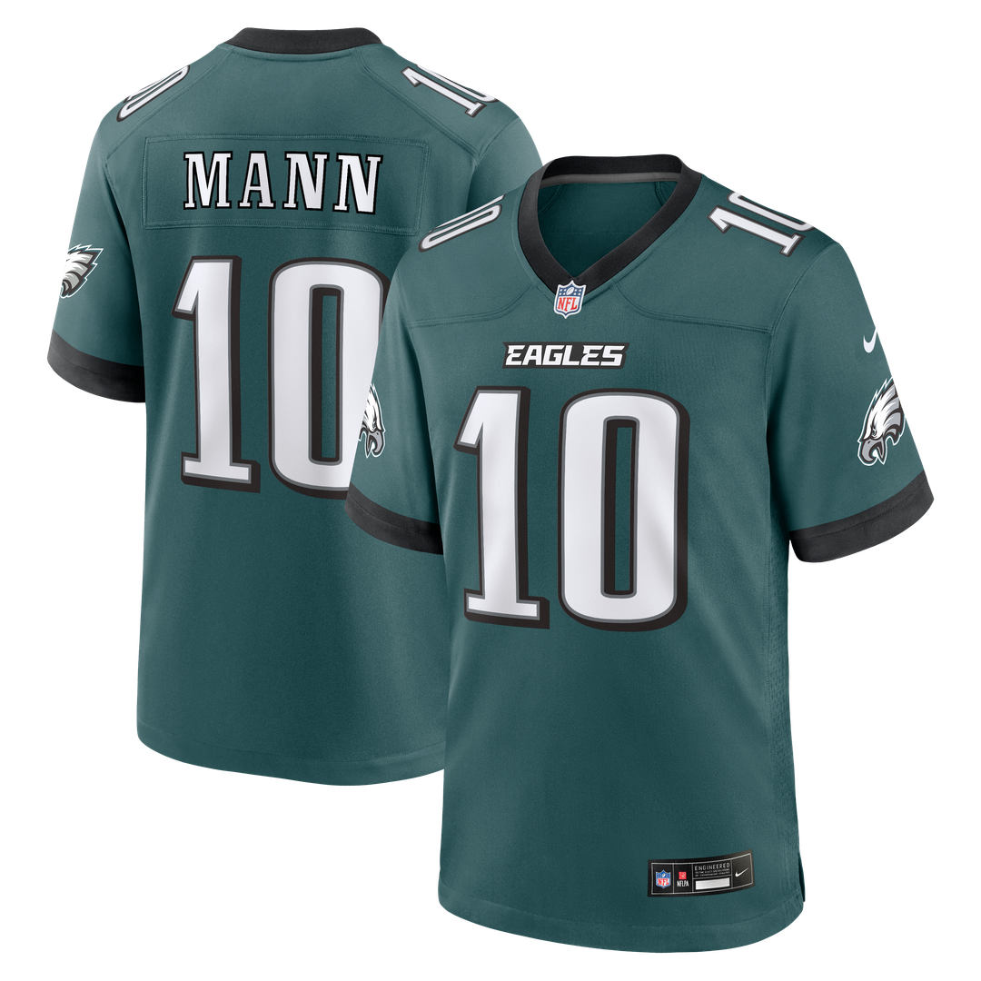Braden Mann Philadelphia Eagles Game Jersey - Midnight Green