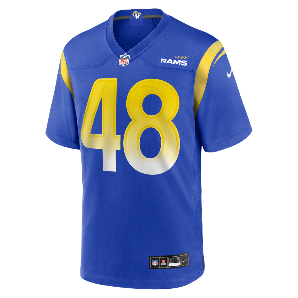 Omar Speights Los Angeles Rams Game Jersey - Royal Blue