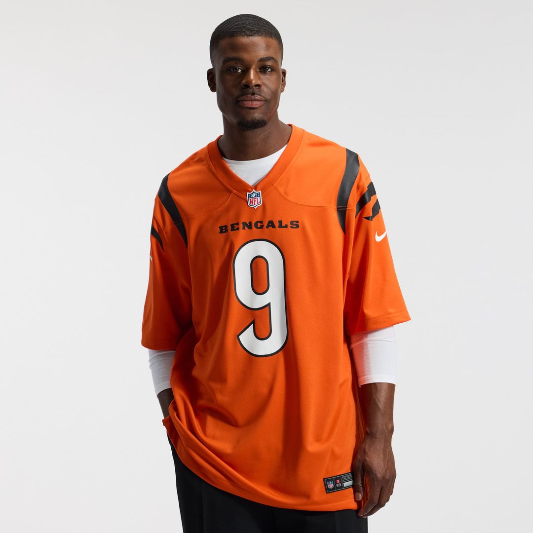 Joe Burrow Cincinnati Bengals Alternate Game Jersey - Orange