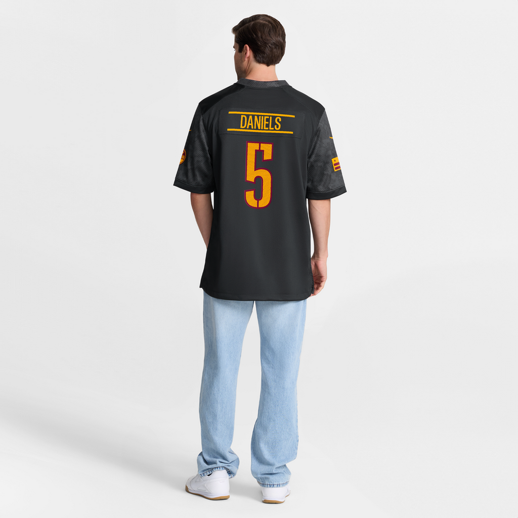 Jayden Daniels Washington Commanders Game Jersey - White