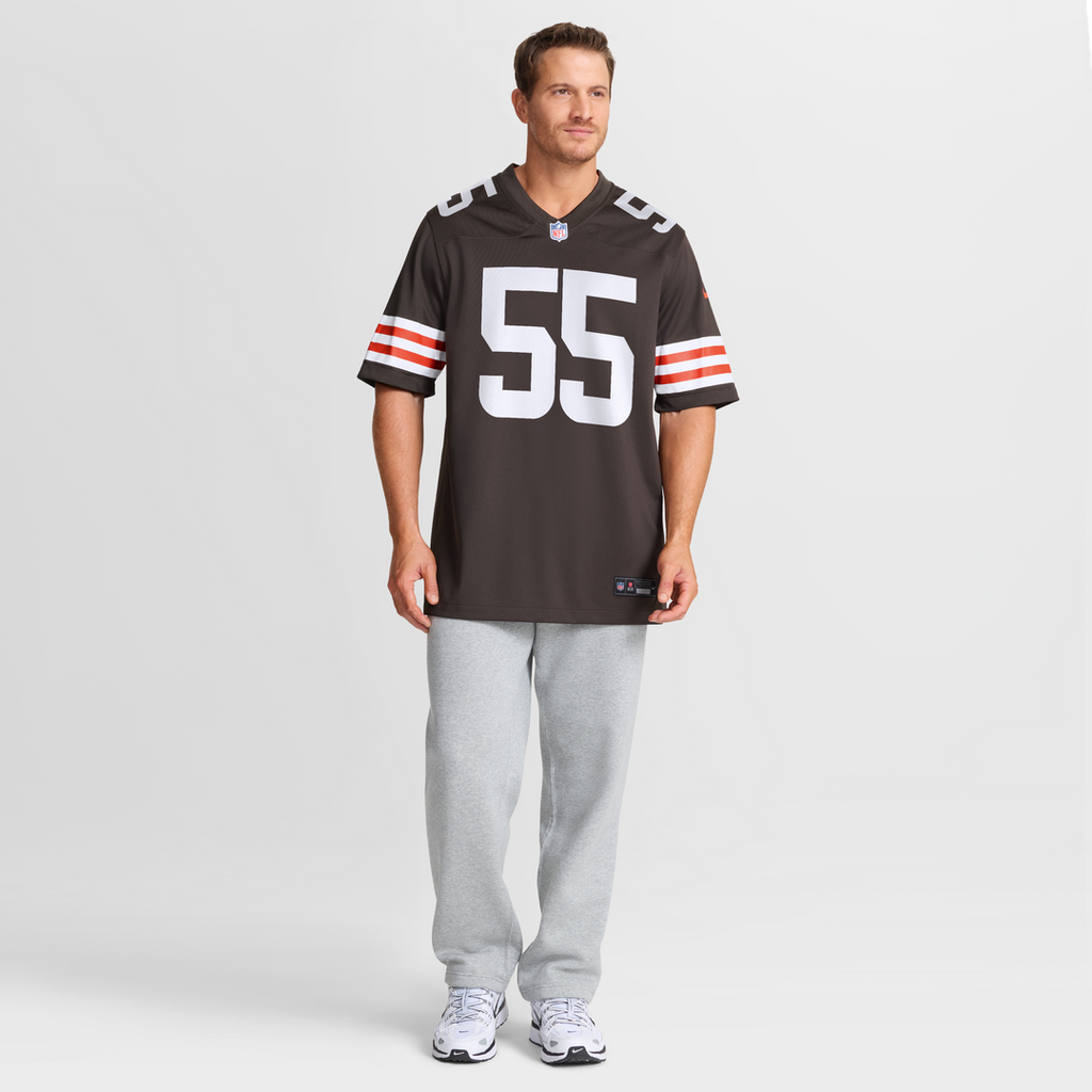 Ethan Pocic Cleveland Browns Game Jersey - Brown