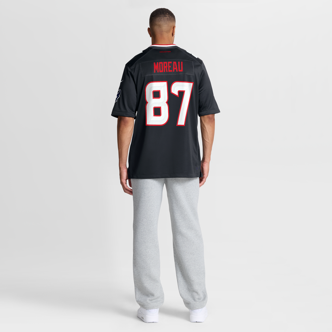 Foster Moreau Houston Texans Game Jersey - Navy