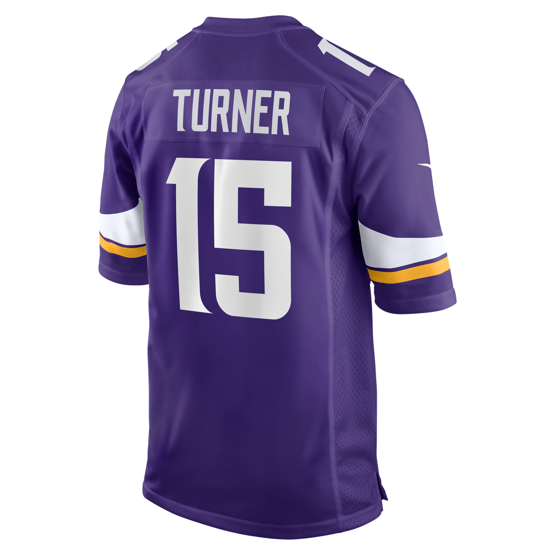 Dallas Turner Minnesota Vikings Game Jersey - Purple