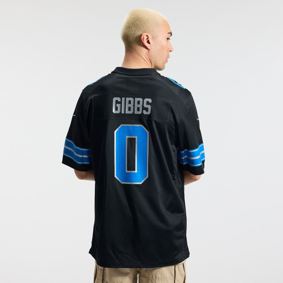 Jahmyr Gibbs Detroit Lions Game Jersey - White