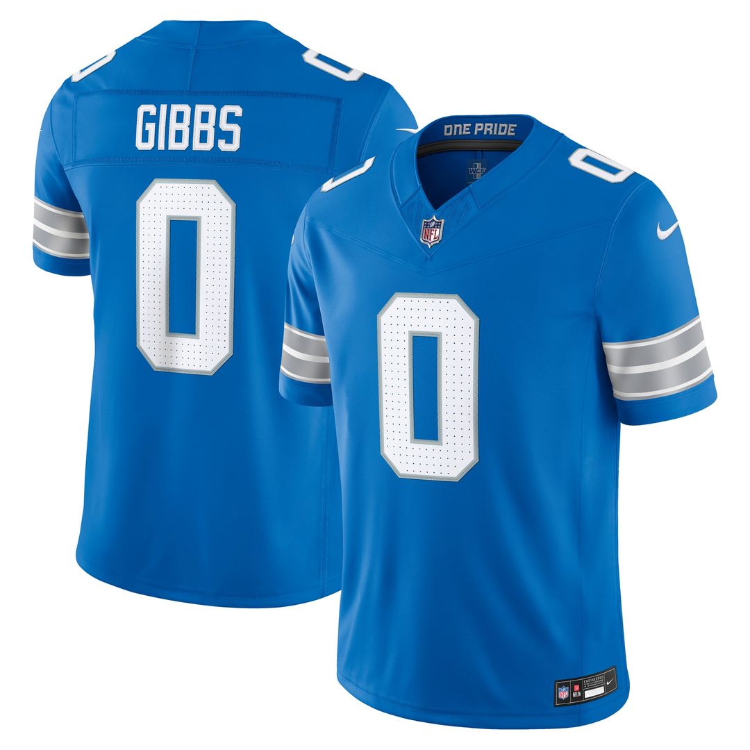 Jahmyr Gibbs Detroit Lions Vapor F.U.S.E. Stitched Limited Jersey - White