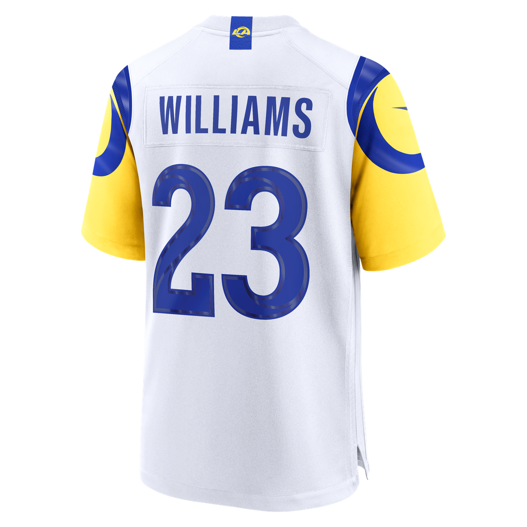 Kyren Williams Los Angeles Rams White Game Jersey - White