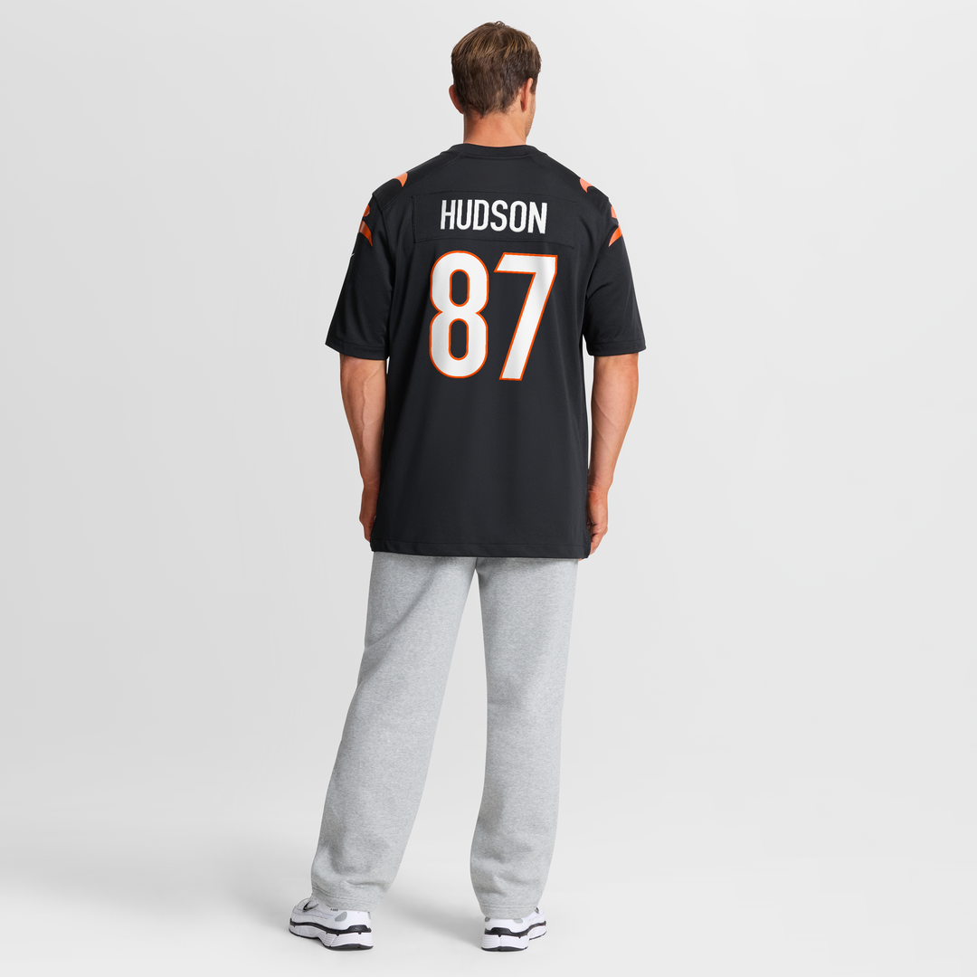 Tanner Hudson Cincinnati Bengals Home Game Jersey - Black