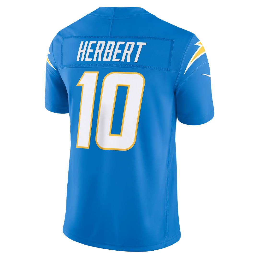 Justin Herbert Los Angeles Chargers Vapor F.U.S.E. Stitched Limited Jersey - Powder Blue