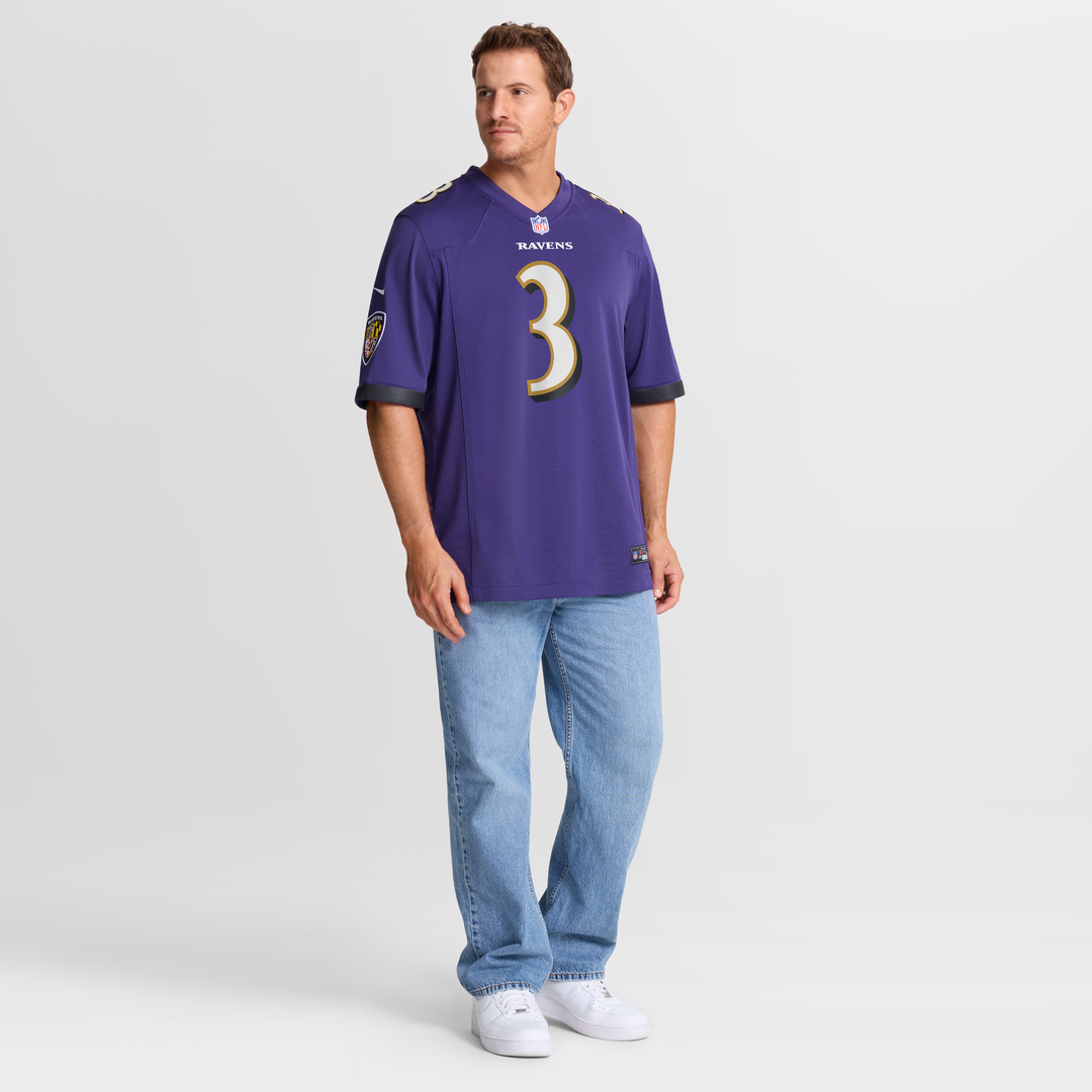Chidobe Awuzie Baltimore Ravens Game Jersey - Purple