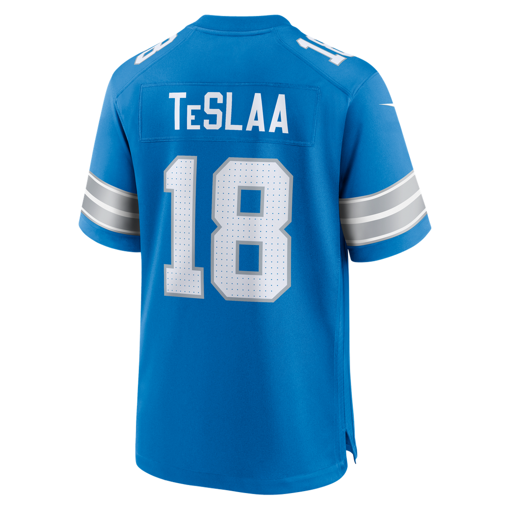 Isaac TeSlaa Detroit Lions Alternate Game Jersey - Black