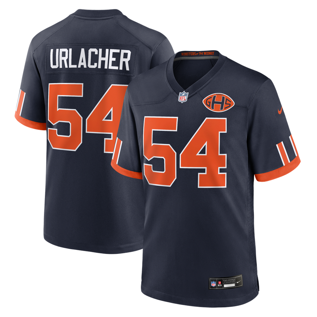 Brian Urlacher Chicago Bears 2026 Rivalries Collection Game Jersey - Navy