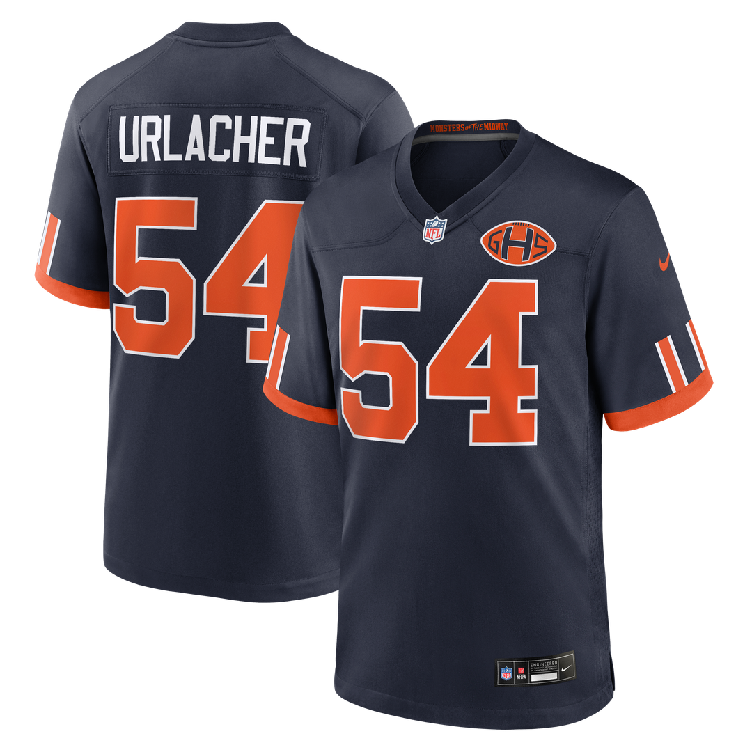 Brian Urlacher Chicago Bears 2026 Rivalries Collection Game Jersey - Navy