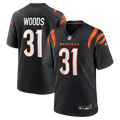 Ickey Woods Cincinnati Bengals Game Jersey - Black