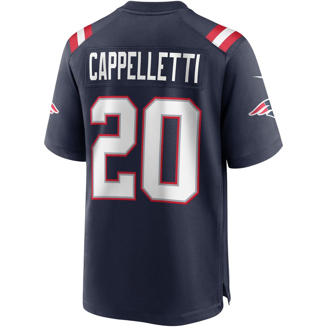 Gino Cappelletti New England Patriots Game Jersey - Navy