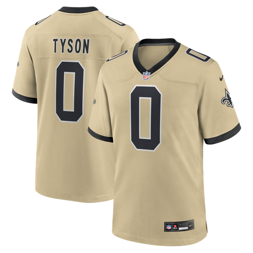 Jordyn Tyson New Orleans Saints Alternate Game Jersey - Gold