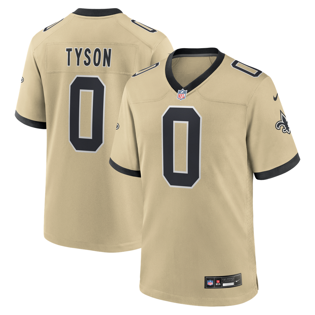 Jordyn Tyson New Orleans Saints Alternate Game Jersey - Gold