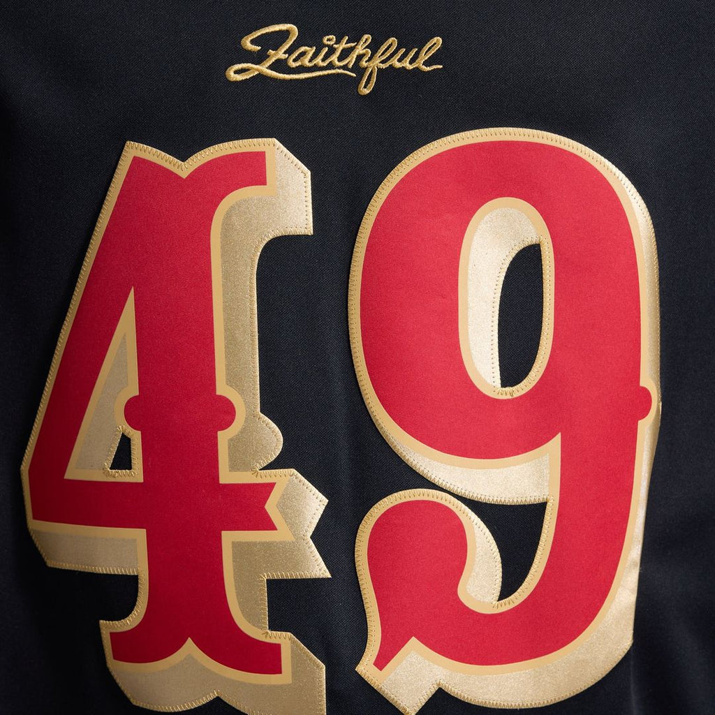 The Faithful San Francisco 49ers Rivalries Collection Stitched Limited Jersey - Black