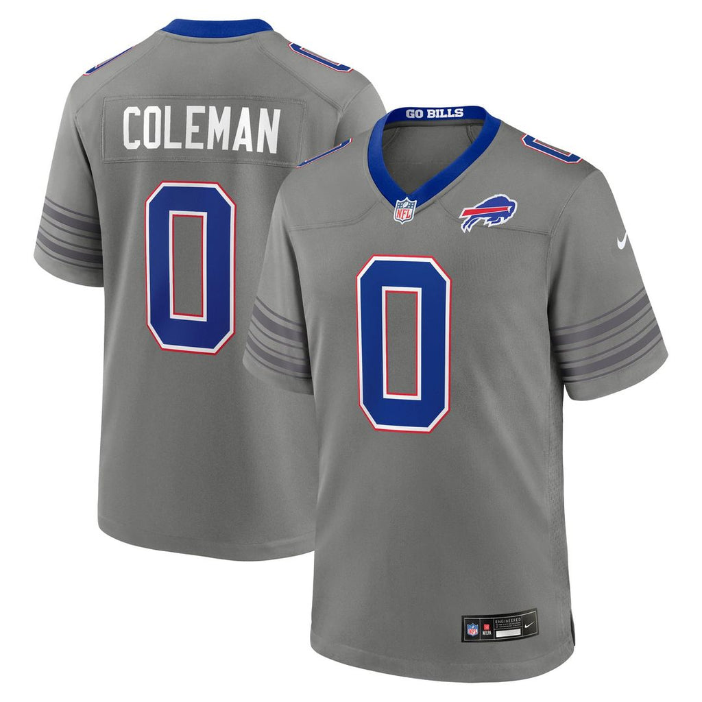 Keon Coleman Buffalo Bills Nickel City Game Jersey - Gray