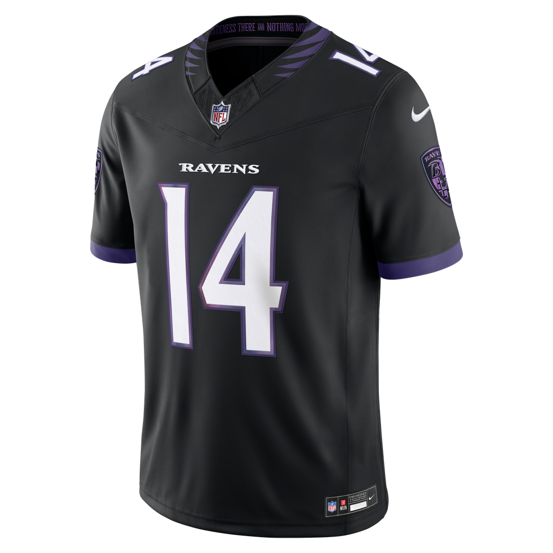 Kyle Hamilton Baltimore Ravens Alternate Vapor F.U.S.E. Stitched Limited Jersey - Black