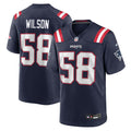 Jared Wilson New England Patriots Game Jersey - Navy
