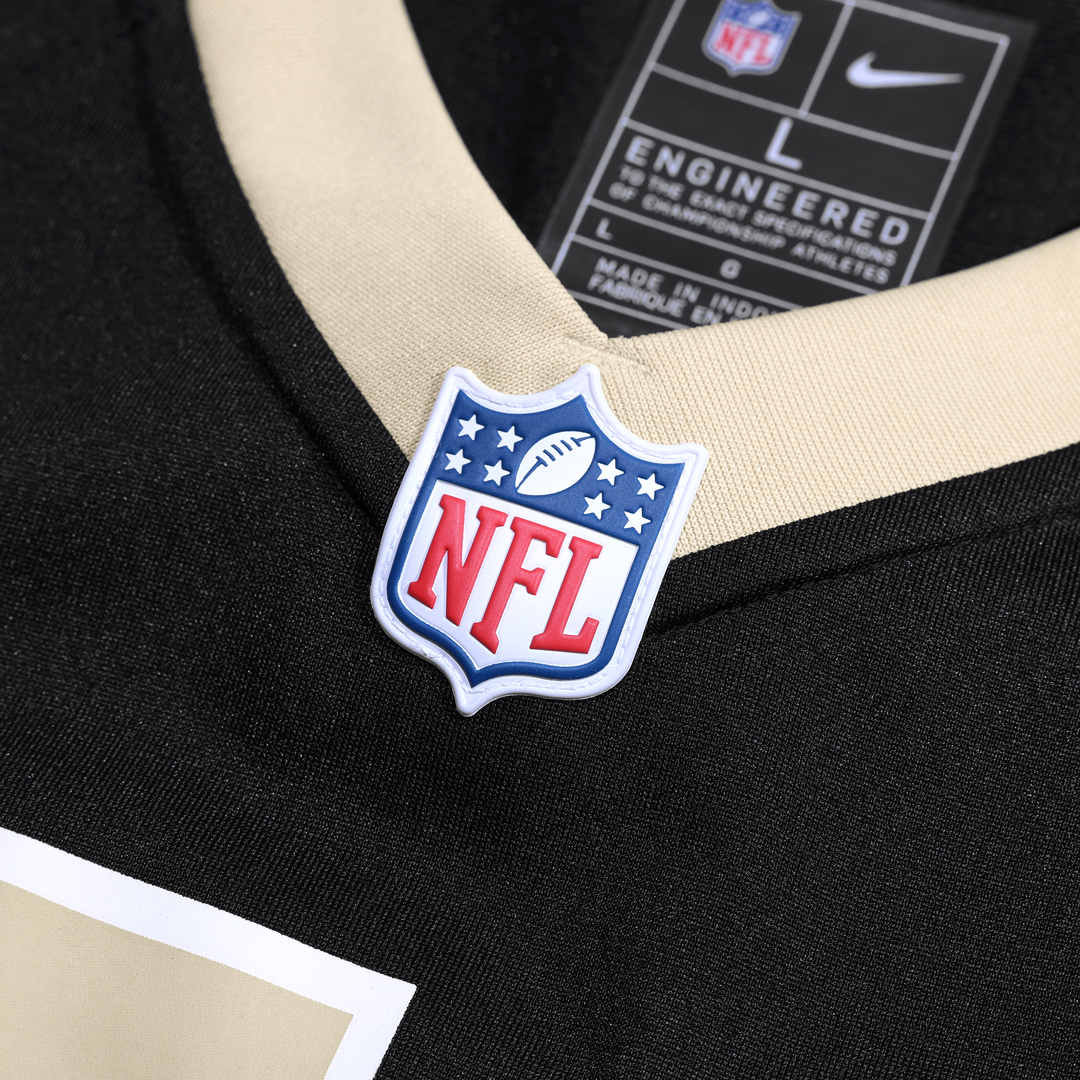 Mason Tipton New Orleans Saints Game Jersey - Black