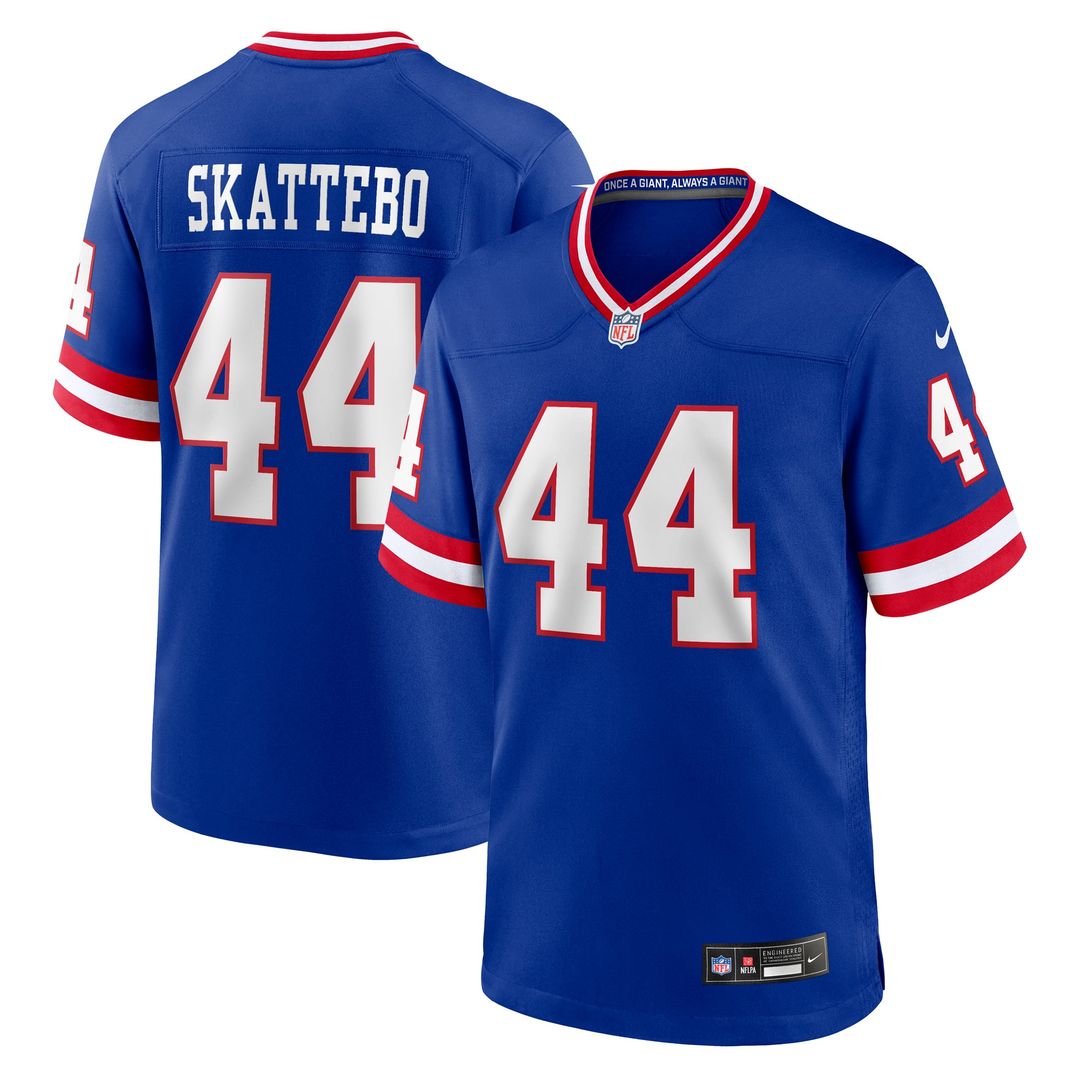 Cam Skattebo New York Giants Alternate 2 Legacy Game Jersey - Royal Blue