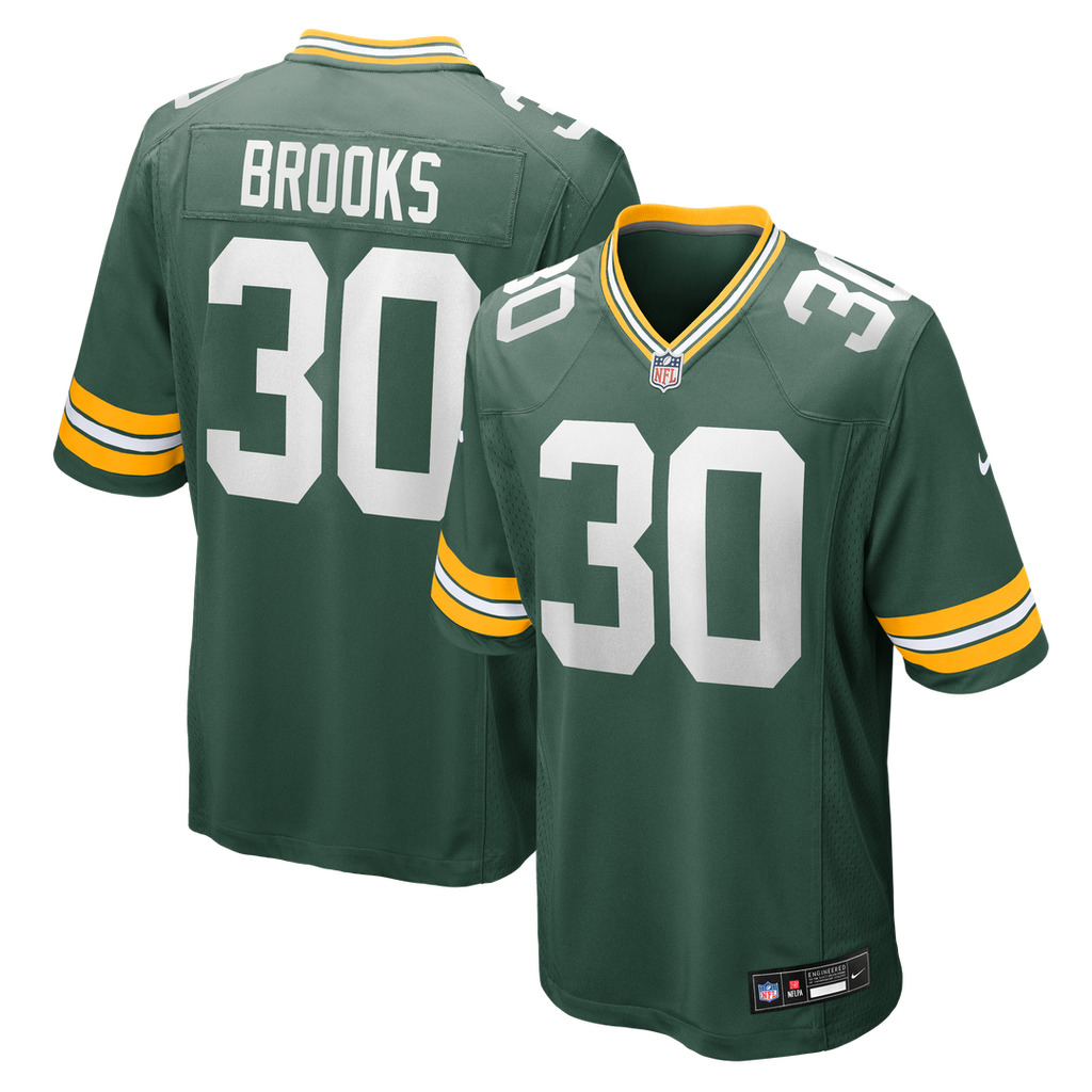 Chris Brooks Green Bay Packers Game Jersey - Green