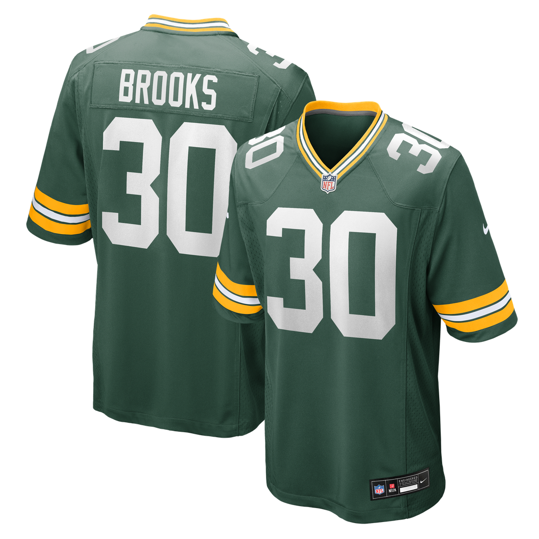 Chris Brooks Green Bay Packers Game Jersey - Green