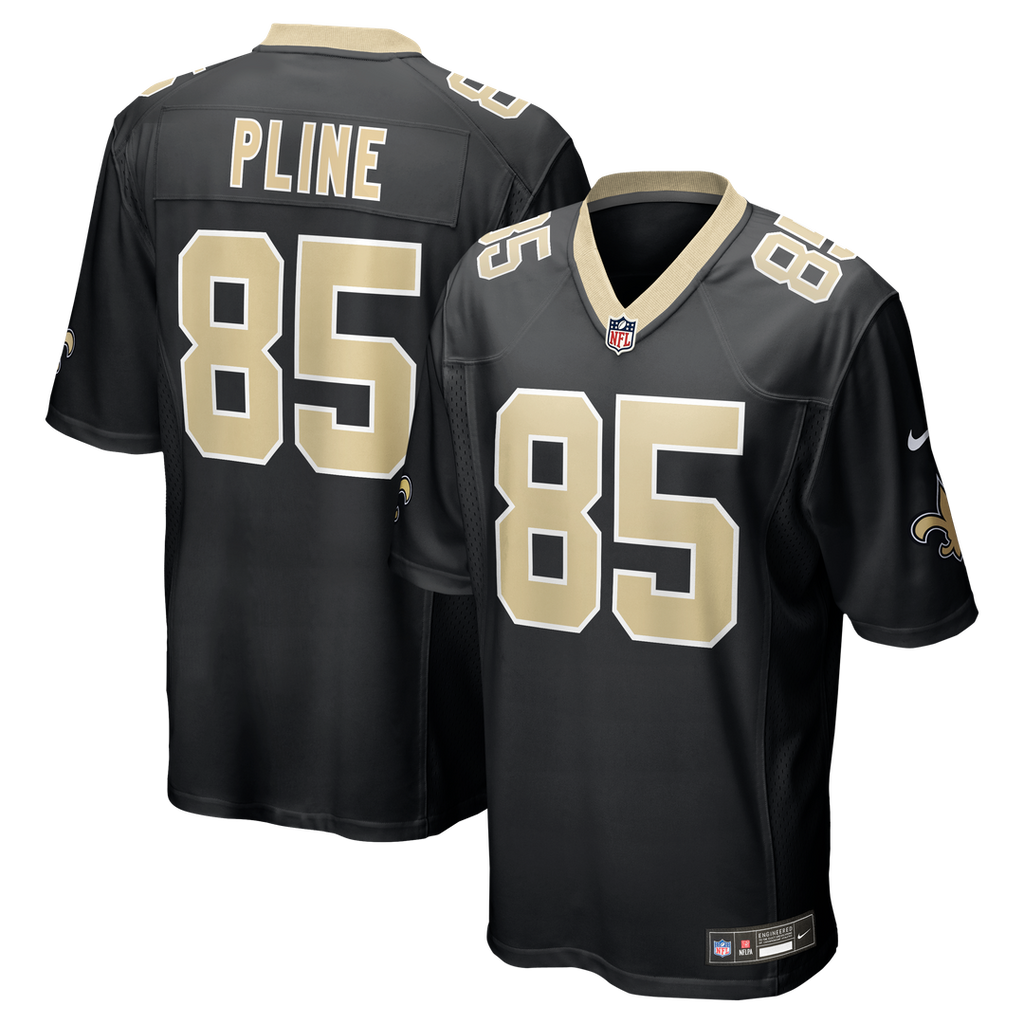 Mason Pline New Orleans Saints Game Jersey - Black