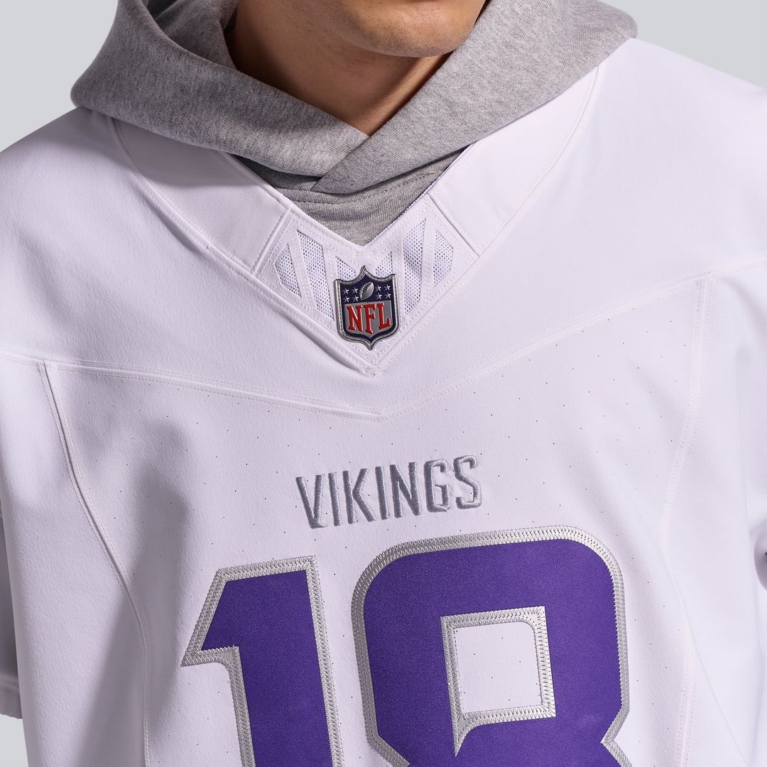 Justin Jefferson Minnesota Vikings Alternate Vapor F.U.S.E. Elite Jersey - White