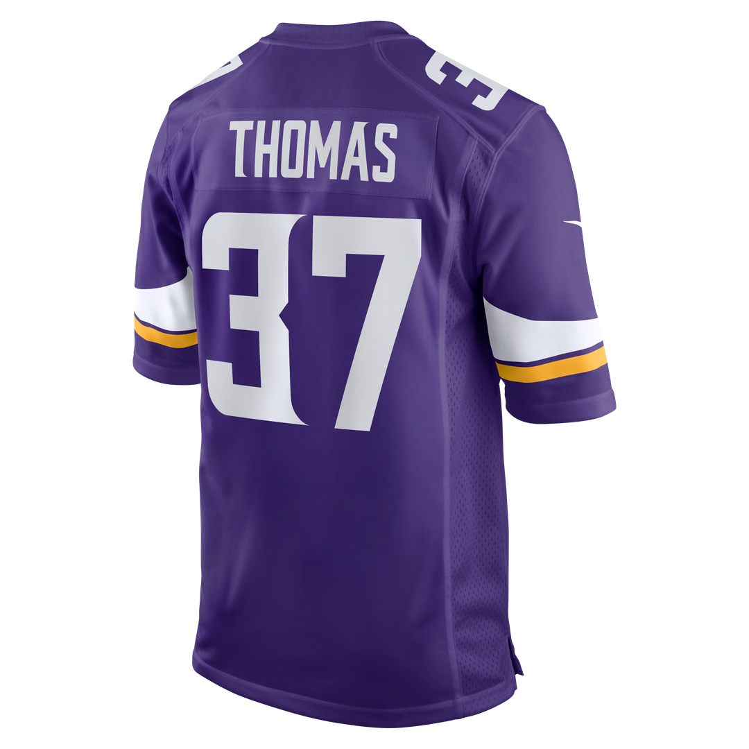 Tavierre Thomas Minnesota Vikings Game Jersey - Purple