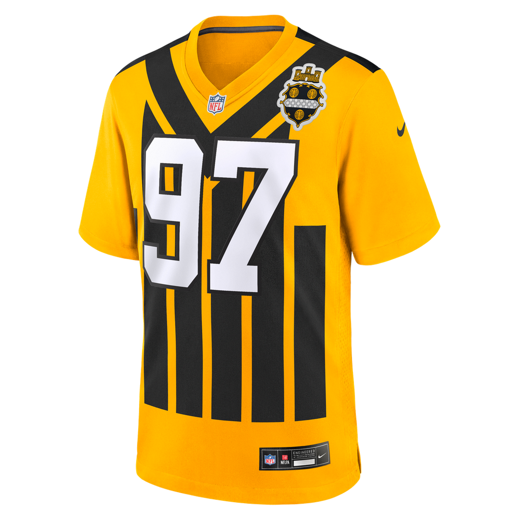 Cameron Heyward Pittsburgh Steelers Alternate 1933 Throwback Game Jersey - Gold