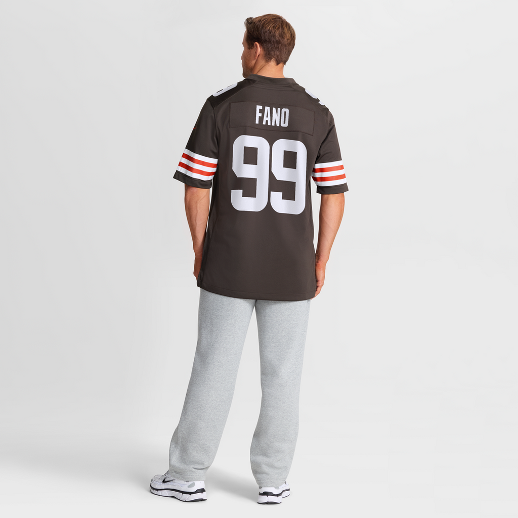 Logan Fano Cleveland Browns Game Jersey - Brown