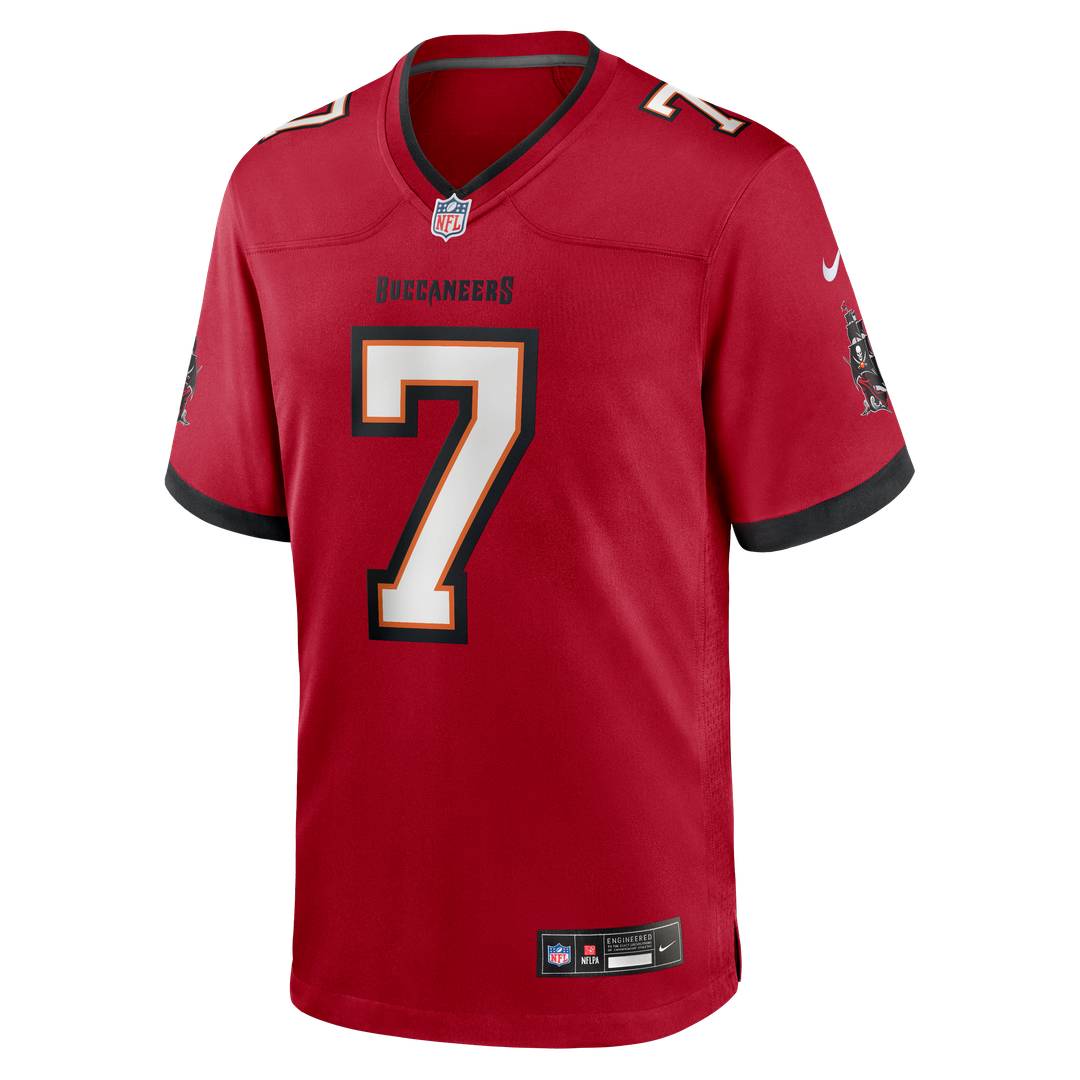 Bucky Irving Tampa Bay Buccaneers Alternate Game Jersey - Pewter