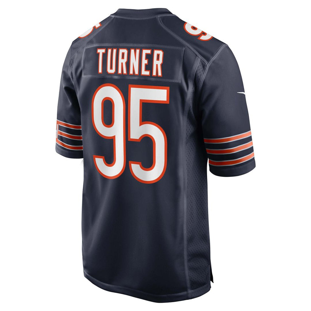 Shemar Turner Chicago Bears Game Jersey - Navy