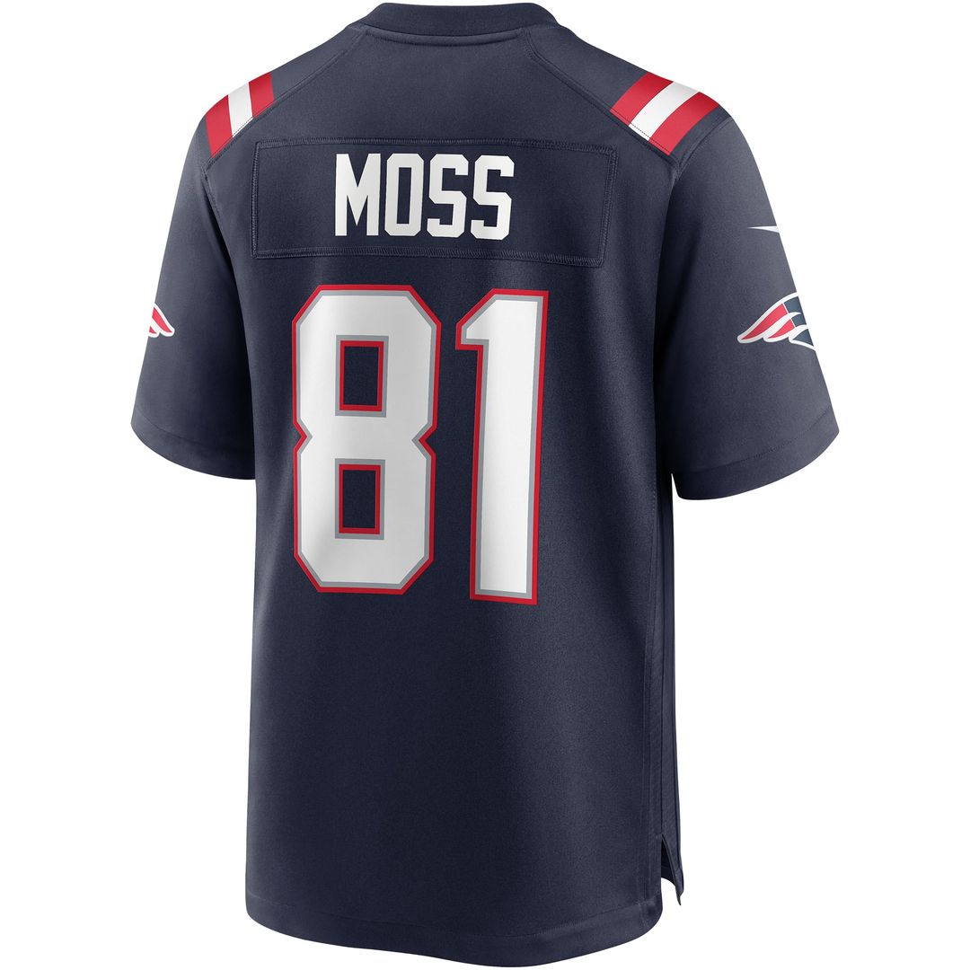 Randy Moss New England Patriots Game Jersey - Navy