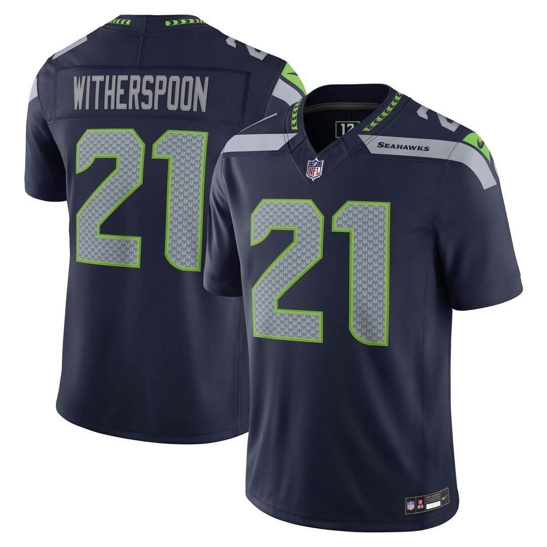 Devon Witherspoon Seattle Seahawks Alternate Vapor F.U.S.E. Stitched Limited Jersey - Royal Blue