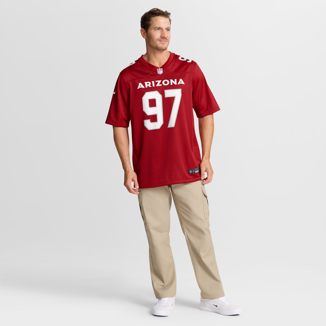 Walter Nolen Arizona Cardinals Game Jersey - Cardinal