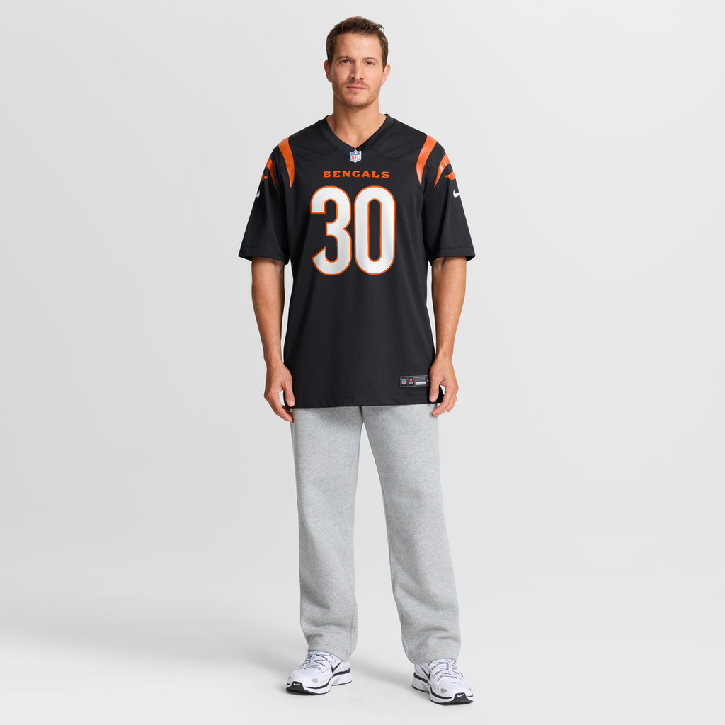 Chase Brown Cincinnati Bengals Game Jersey - Black