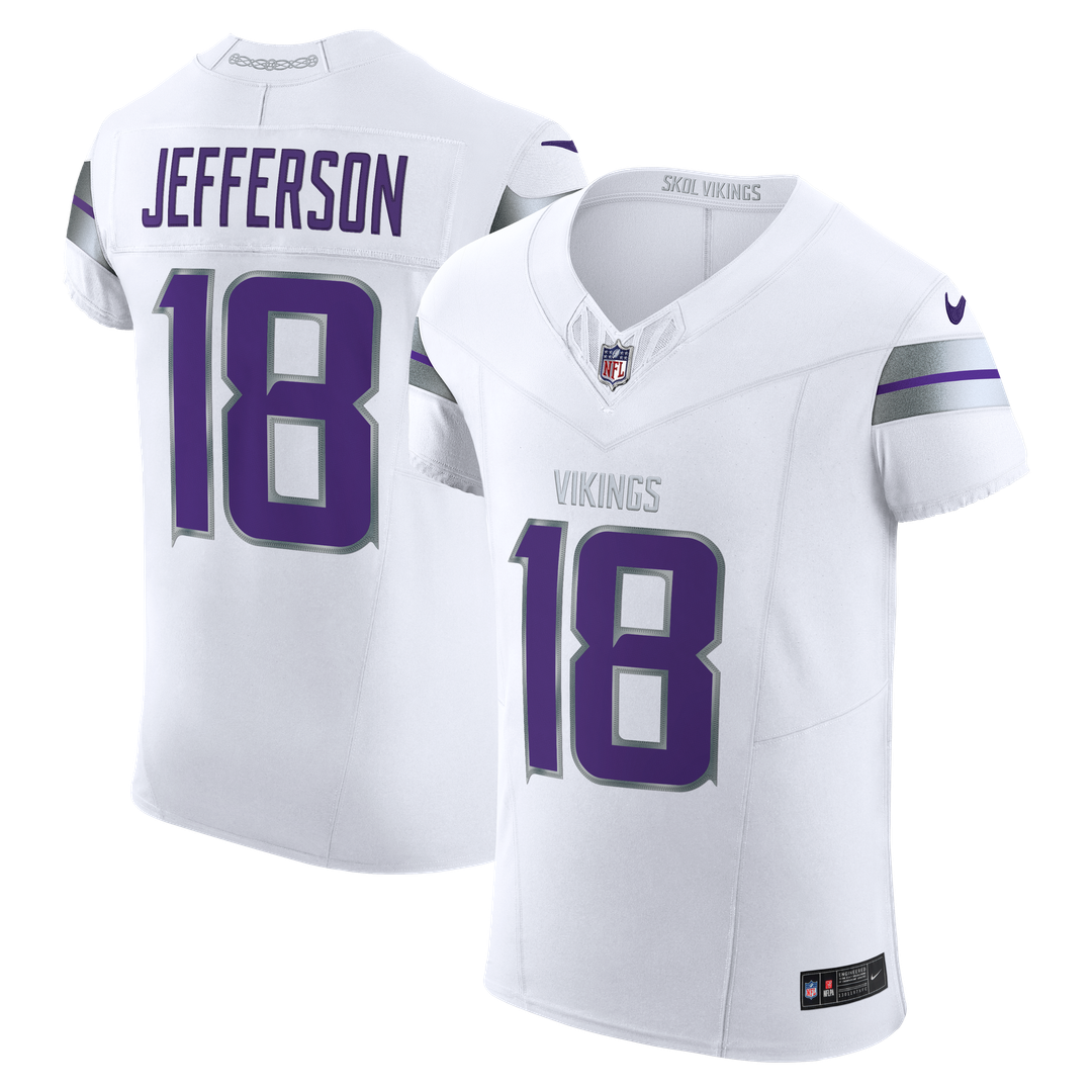 Justin Jefferson Minnesota Vikings Alternate Vapor F.U.S.E. Elite Jersey - White