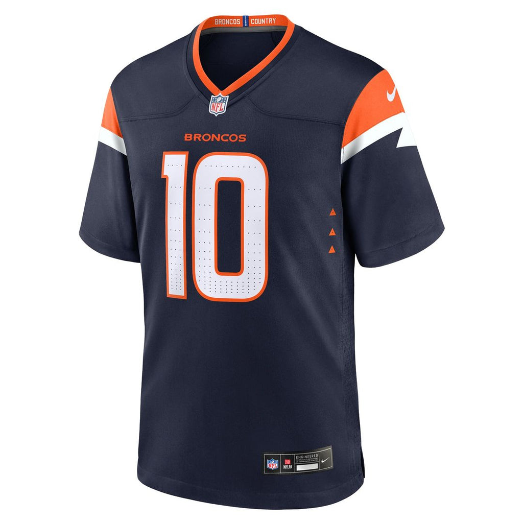 Bo Nix Denver Broncos Game Jersey - Orange
