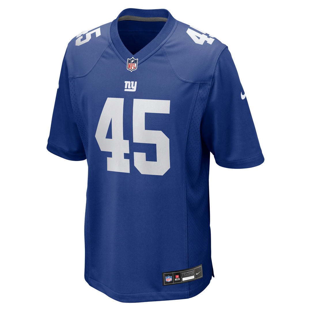 Patrick Ricard New York Giants Game Jersey - Royal Blue
