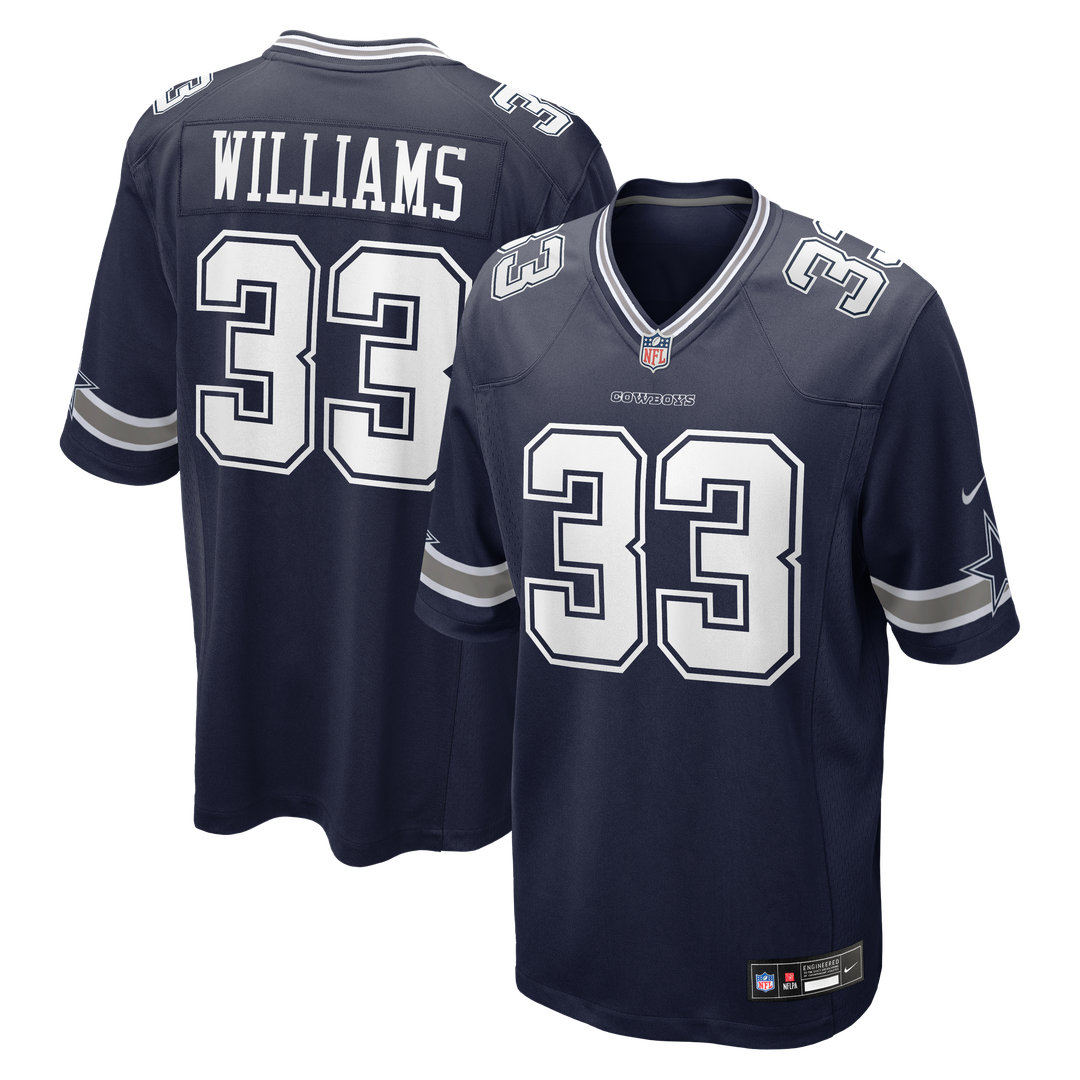 Javonte Williams Dallas Cowboys Game Jersey - Navy