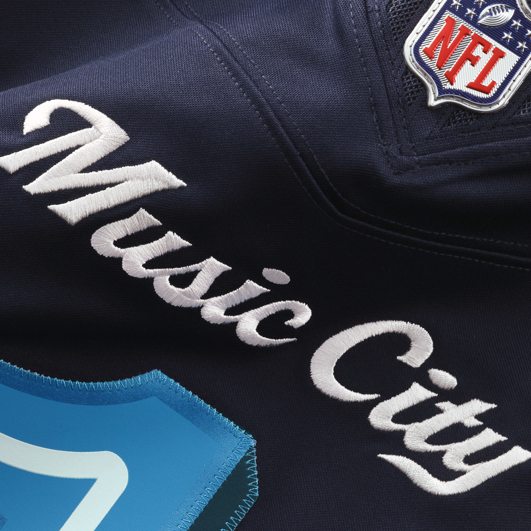 Cameron Ward Tennessee Titans 2026 Rivalries Collection Stitched Limited Jersey - Navy