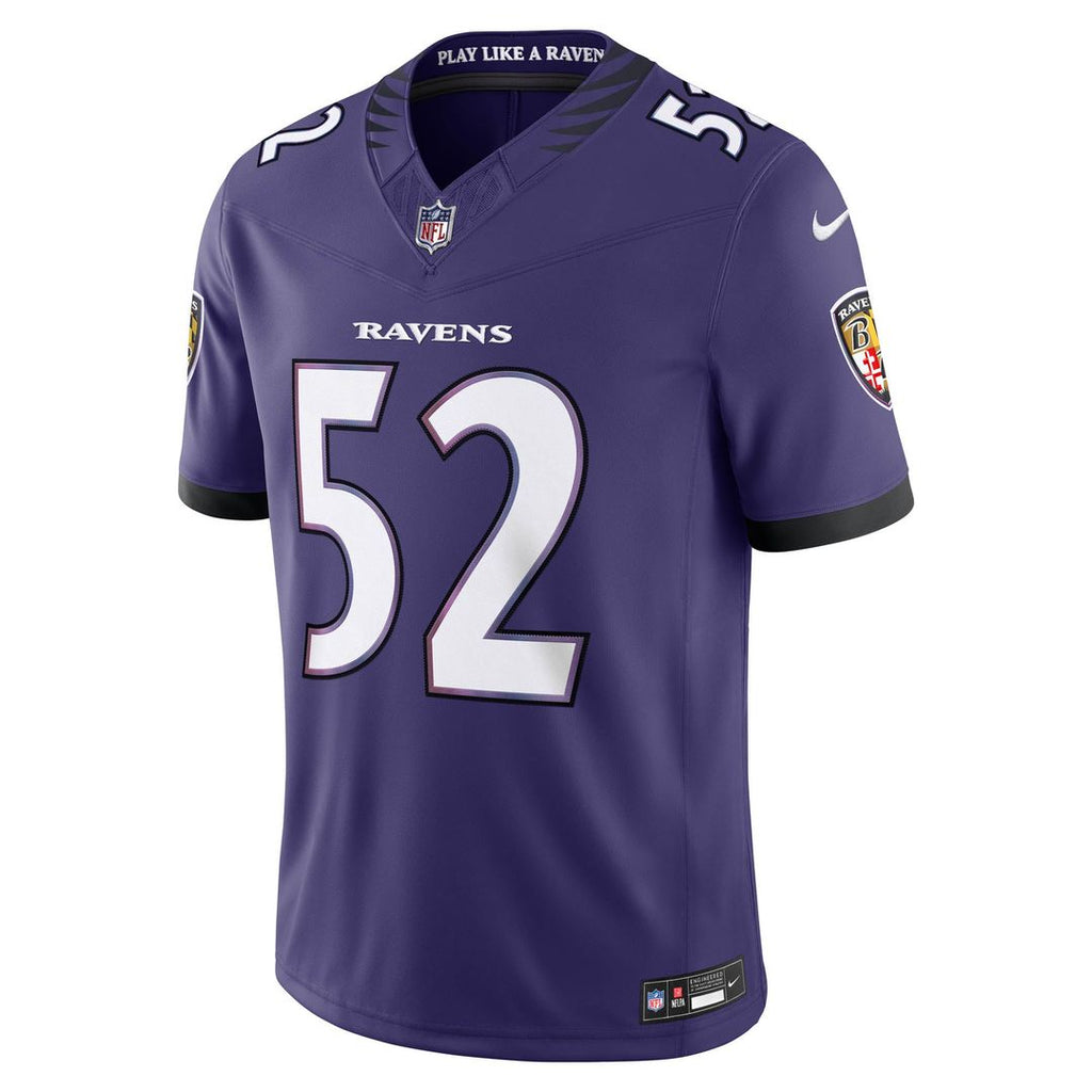 Ray Lewis Baltimore Ravens Alternate Vapor F.U.S.E. Stitched Limited Jersey - Black