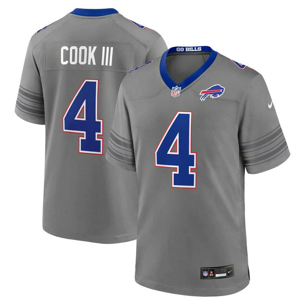 James Cook III Buffalo Bills Nickel City Game Jersey - Gray