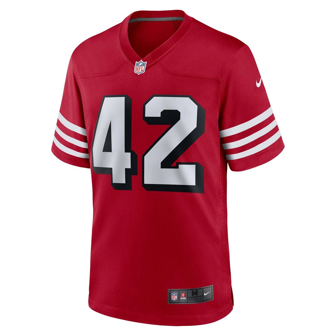 Ronnie Lott San Francisco 49ers Alternate Game Jersey - Scarlet