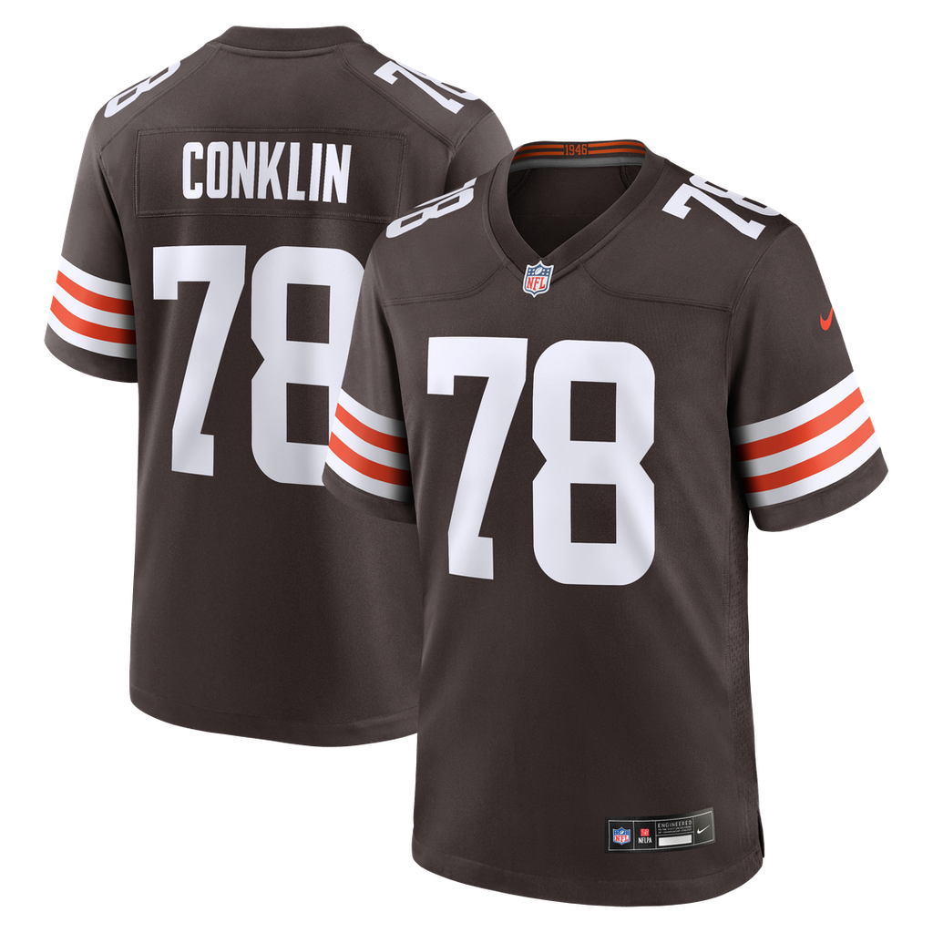 Jack Conklin Cleveland Browns Game Jersey - Brown